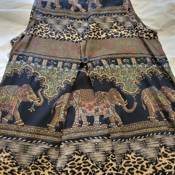 Wear On Earth Woman's Med Duster Tribal & Boho Style Earthy Tones - Picture 6 of 10